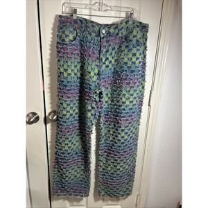 Manfinity Jeans Unisex Extra Large Colorful Patchwork Style Jeans